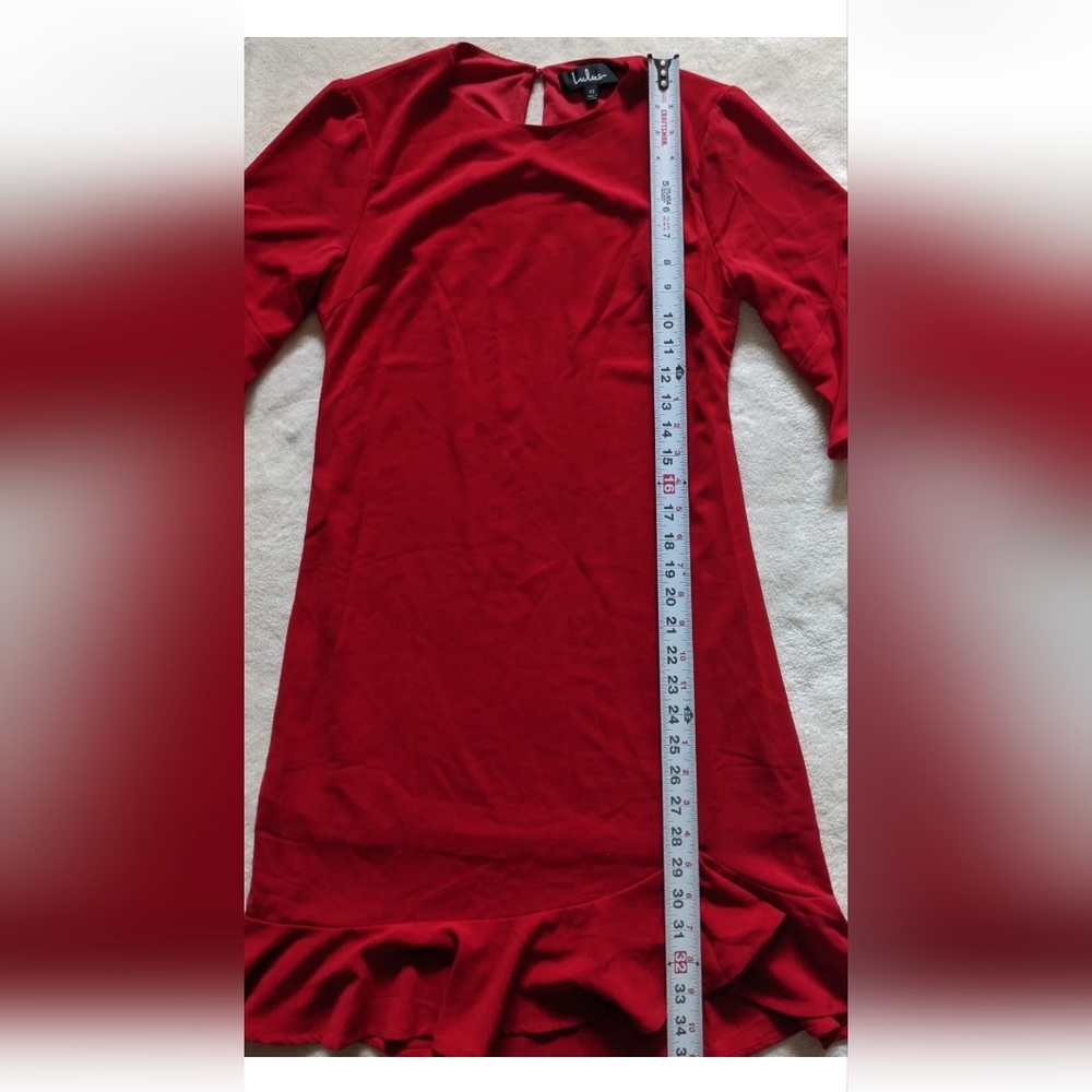 Lulu's Charm In Arm Bright Red Flutter Sleeve & H… - image 8